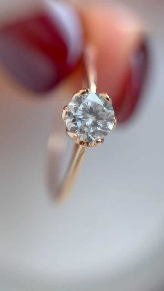 Flowers - 18kt - 0.50ct