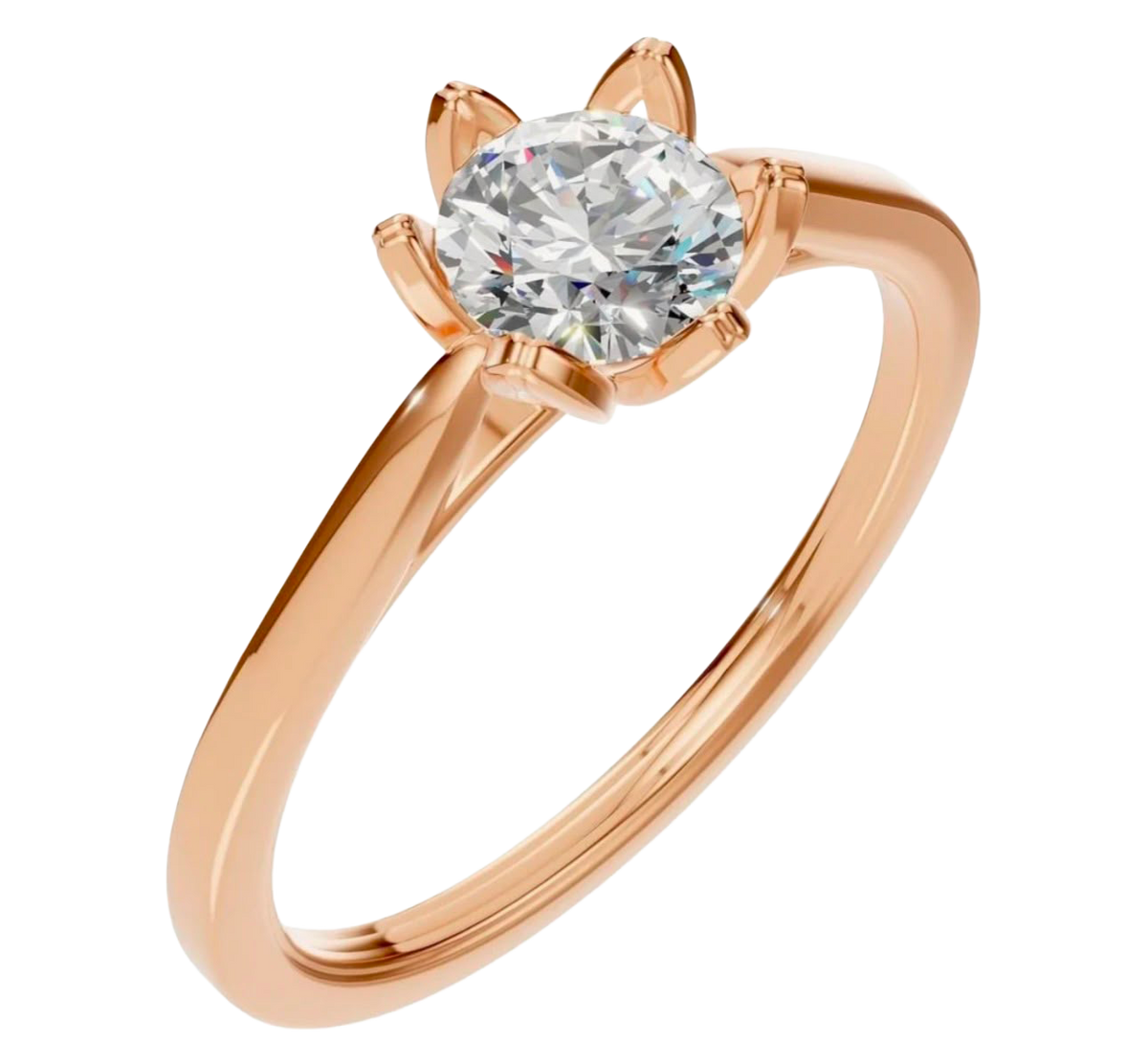 Flowers - 18kt golden ring