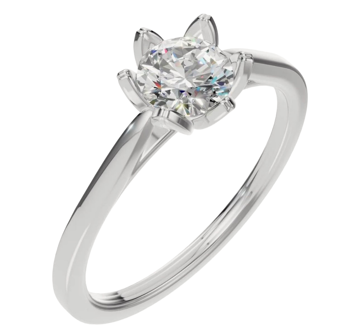 Flowers - 18kt golden ring