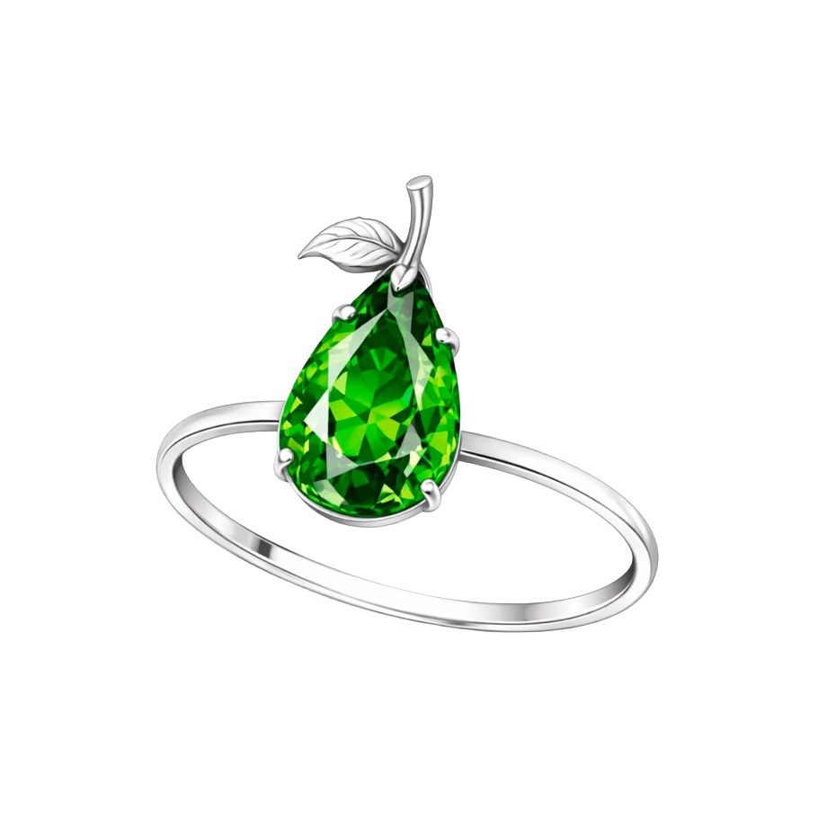 Perfect Pear - 18kt golden ring