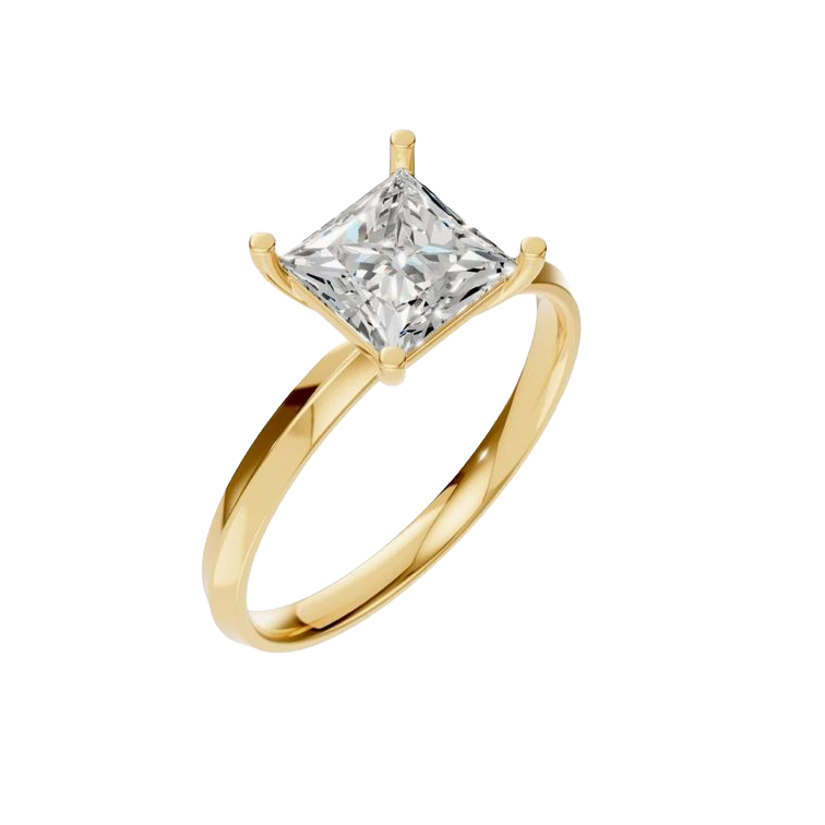Princess - 18kt golden ring