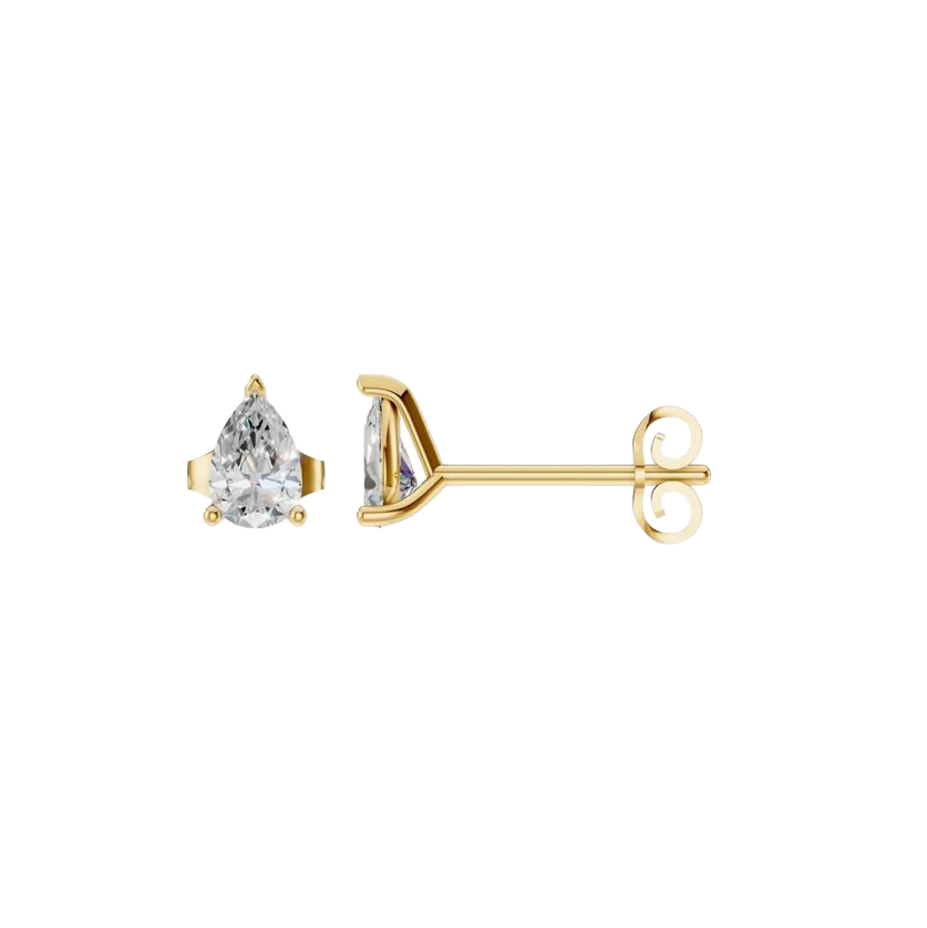 The Pear - 18kt golden earrings
