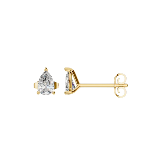 The Pear - 18kt golden earrings