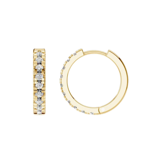 The Whoop - 18kt golden earrings