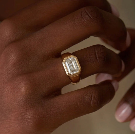 The Bold - 18kt golden ring
